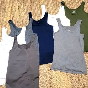 Huge lot of 7 tank tops